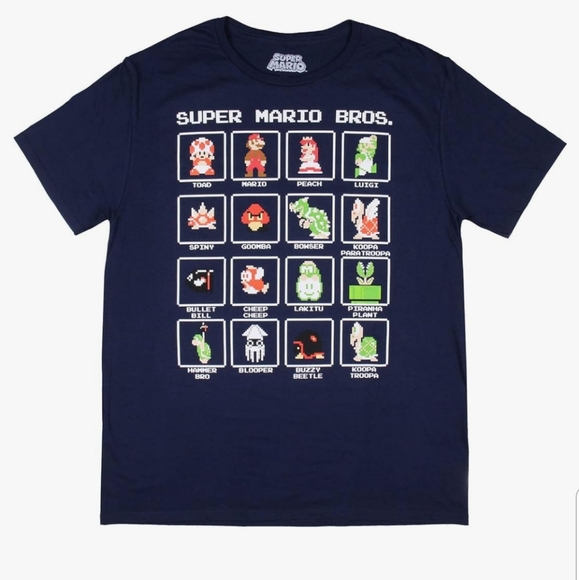 NINTENDO SUPER MARIO BROTHERS MENS TSHIRT NEW WITH TAGS 3XL GAMER OLD SCHOOL VTG - Picture 9 of 9